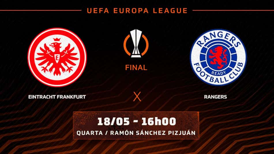 Eintracht Frankfurt x Rangers: onde assistir, horário e escalações da final da Europa League