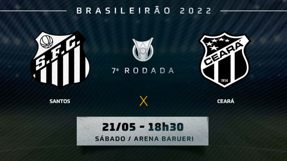 Santos x Ceará: veja prováveis escalações, desfalques e onde assistir