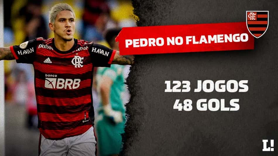 Pedro já é um dos cinco maiores artilheiros do Flamengo no século