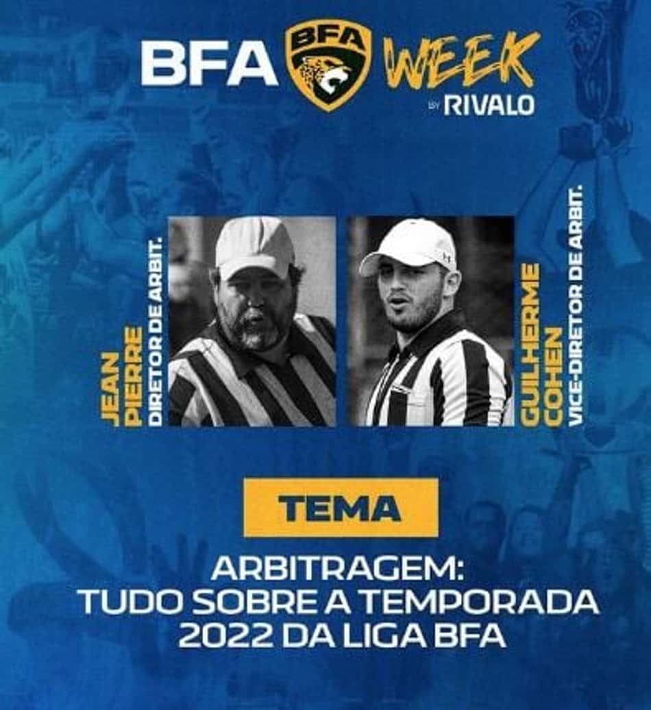 Arbitragem será o tema da nova edição da BFA Week