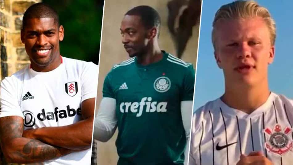 Atacante do Fulham assiste a jogo em estádio brasileiro: veja famosos que têm carinho por clubes do Brasil