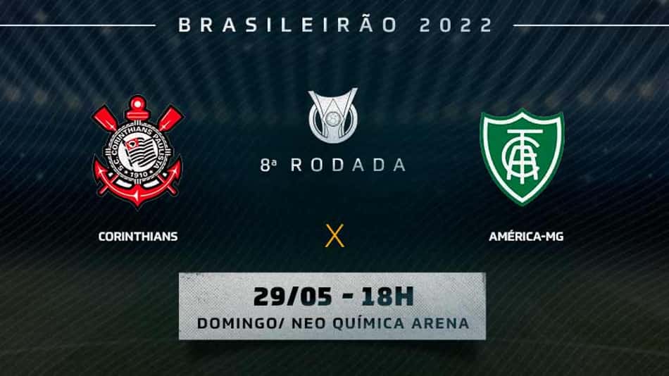 Corinthians x América-MG: prováveis times, desfalques e onde assistir