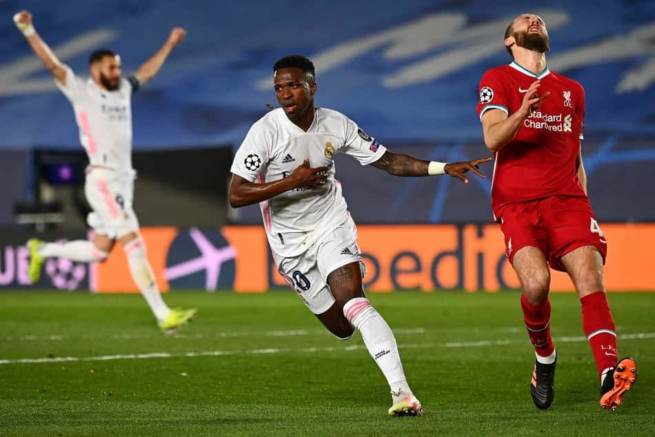 Vinícius Júnior provoca o Liverpool antes de final da Champions League