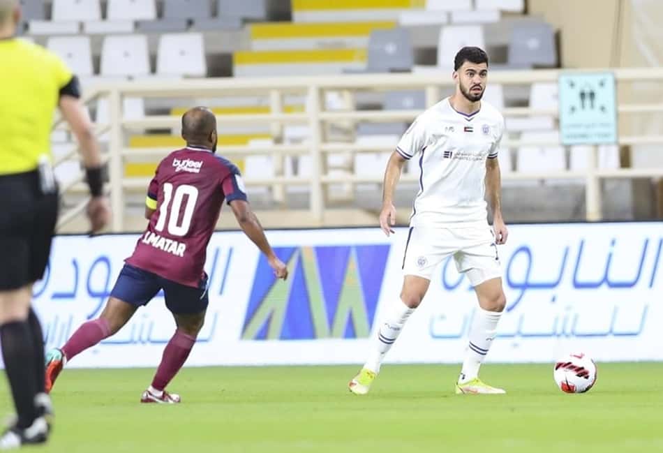 Glauber, ex-zagueiro do Botafogo, encerra temporada com mais um gol com a camisa do Al Nasr