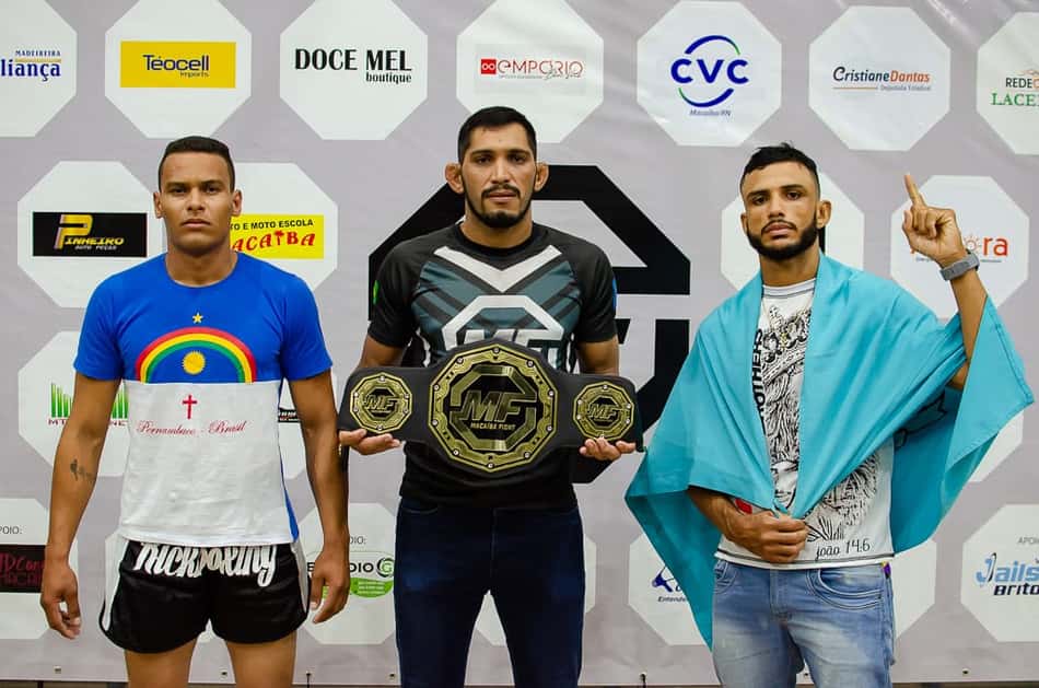 Sparring dos campeões do Bellator Patrício e Patricky Pitbull disputa cinturão de MMA no Nordeste