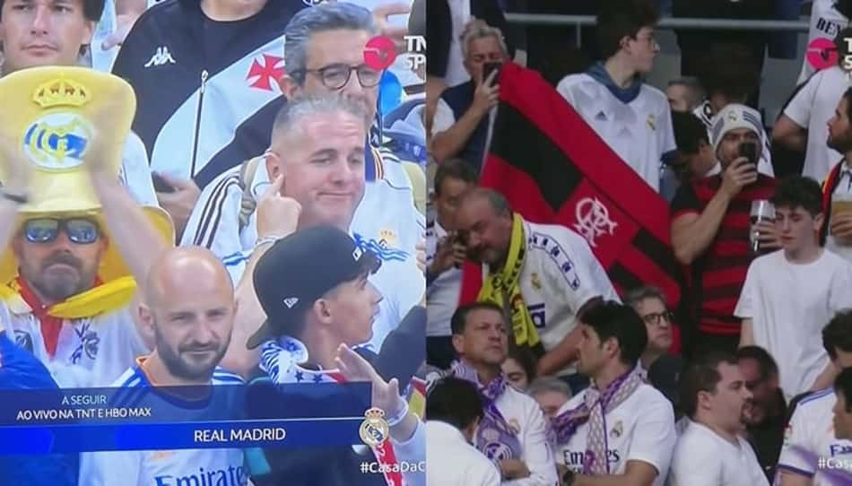 Torcedores com camisas de Vasco e Flamengo marcam presença na final da Champions