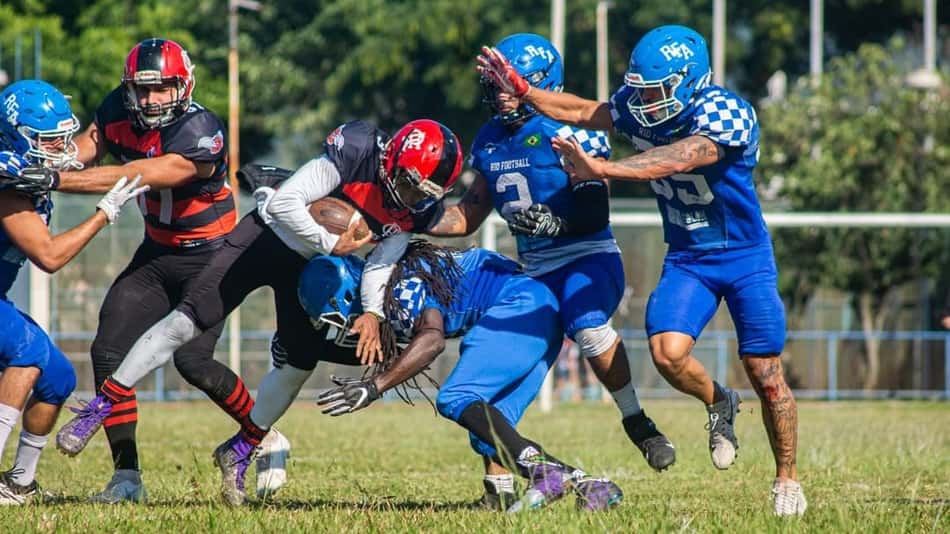 RFA bate o Flamengo FA e é campeão Carioca de Futebol Americano