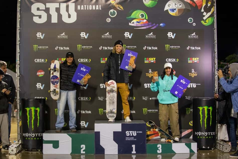 Chuva cancela final do STU de skate e resultado é definido por desempenho na semifinal