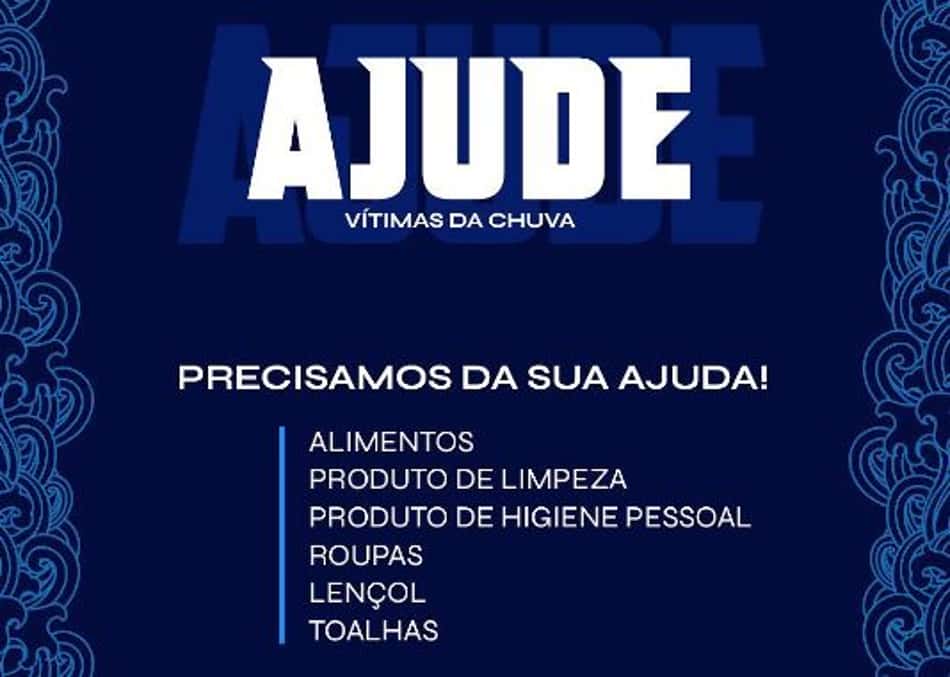 Times de futebol americano arrecadam donativos em prol dos atingidos pelas chuvas em Recife
