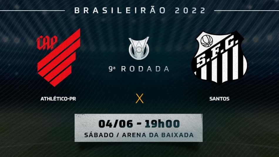 Jogo cego? Saiba onde assistir Athletico-PR x Santos, pelo Brasileirão