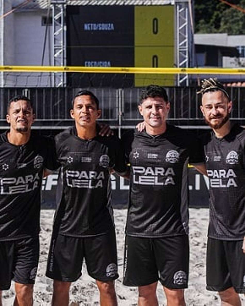 Fred Desimpedidos, Souza, Wendel Lira e outros boleiros marcam presença no Open Brasil de Futevôlei