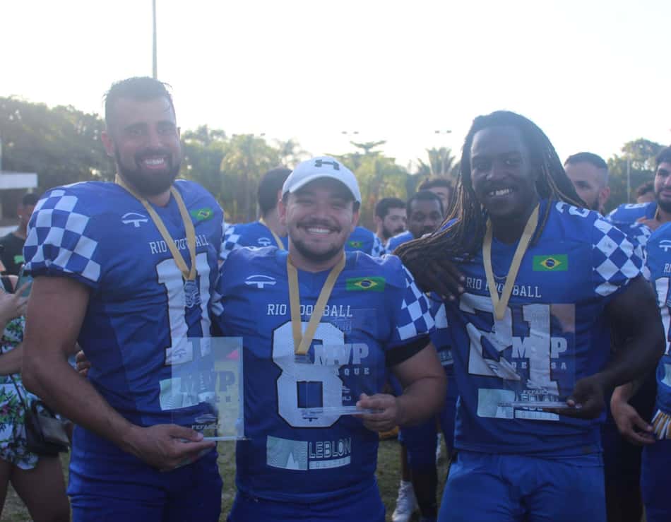 RFA domina prêmios individuais do Campeonato Carioca de Futebol Americano