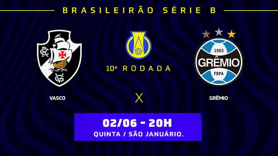 Vasco x Grêmio: prováveis times, desfalques e onde assistir ao jogo pela Série B do Brasileiro
