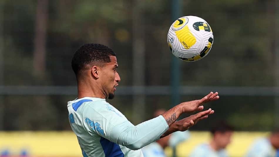 Murilo faz atividade física, e Palmeiras segue preparação para enfrentar o Atlético-MG