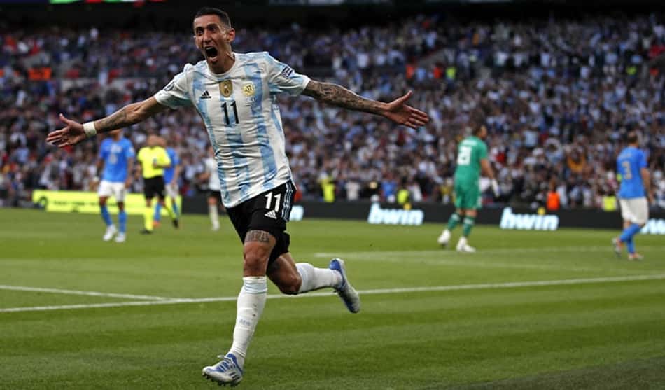 Di María fala da leveza da Argentina após vencer a Finalíssima: 'Tudo mudou depois da Copa América'