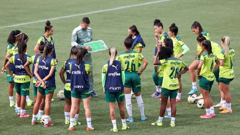 Palmeiras se prepara para Dérbi no Brasileirão Feminino sob os olhares de Pia Sundhage
