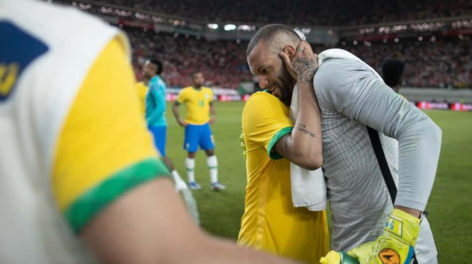 Weverton entra para Top 5 de goleiros do Palmeiras com mais jogos pela Seleção Brasileira