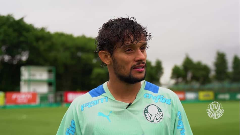Prestes a completar 200 jogos pelo Palmeiras, Scarpa celebra momento vivido no clube