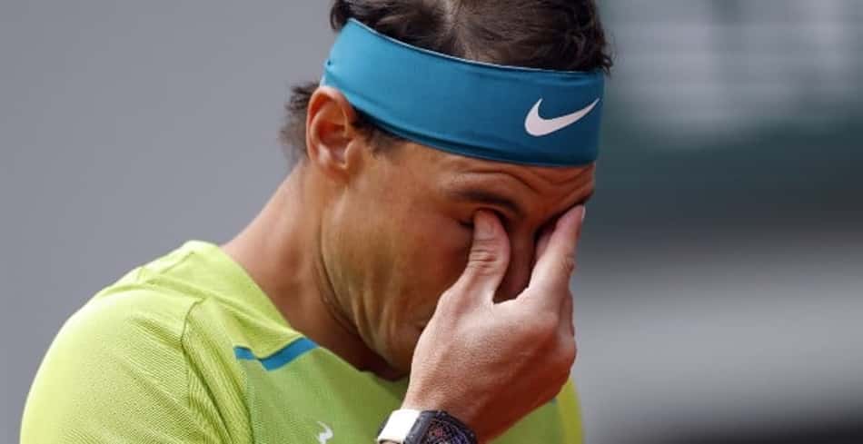 Nadal sofre de necrose no pé e necessitará descanso após Roland Garros