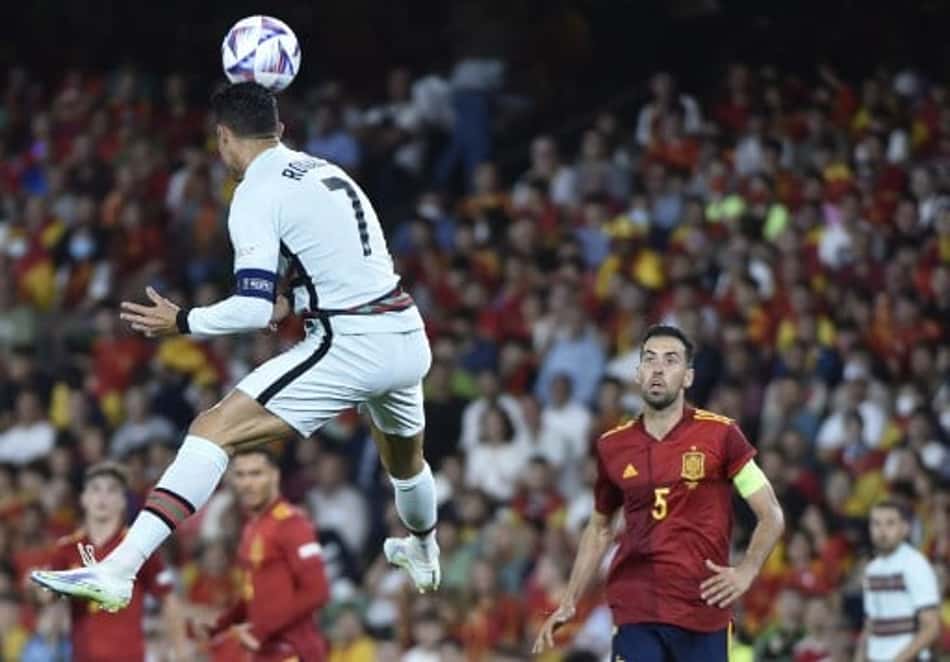Espanha sai na frente, mas Portugal empata no fim pela primeira rodada da Nations League