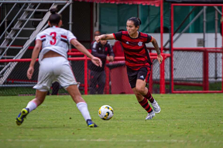 De virada, Flamengo vence São Paulo no jogo de ida da semifinal do Brasileiro Feminino Sub-20
