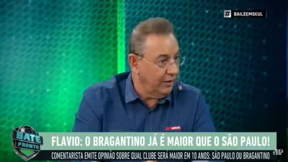 Flávio Prado compara Bragantino com São Paulo e garante: 'Já é maior'