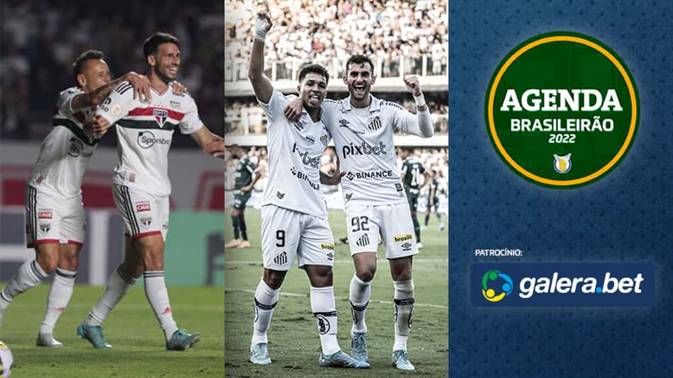 São Paulo, Santos, Corinthians… Saiba onde assistir aos jogos de sábado do Brasileirão