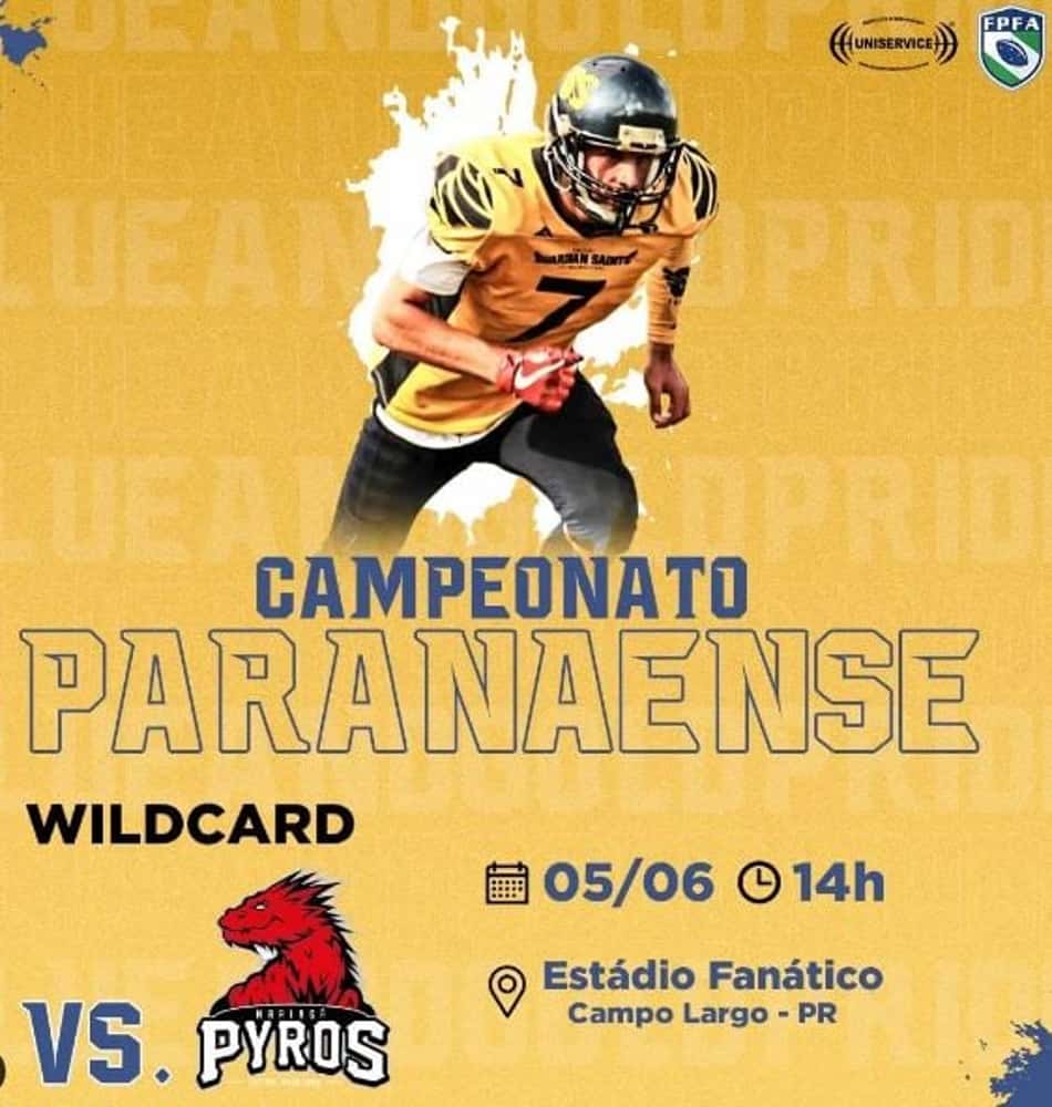 Confira a agenda do futebol americano no Brasil neste final de semana