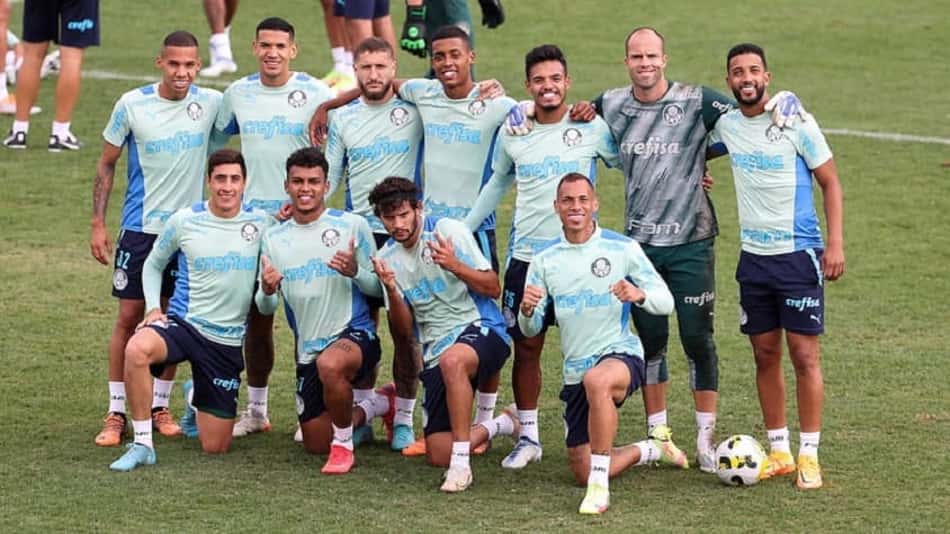 Palmeiras encerra preparação para enfrentar o Atlético-MG; veja provável time