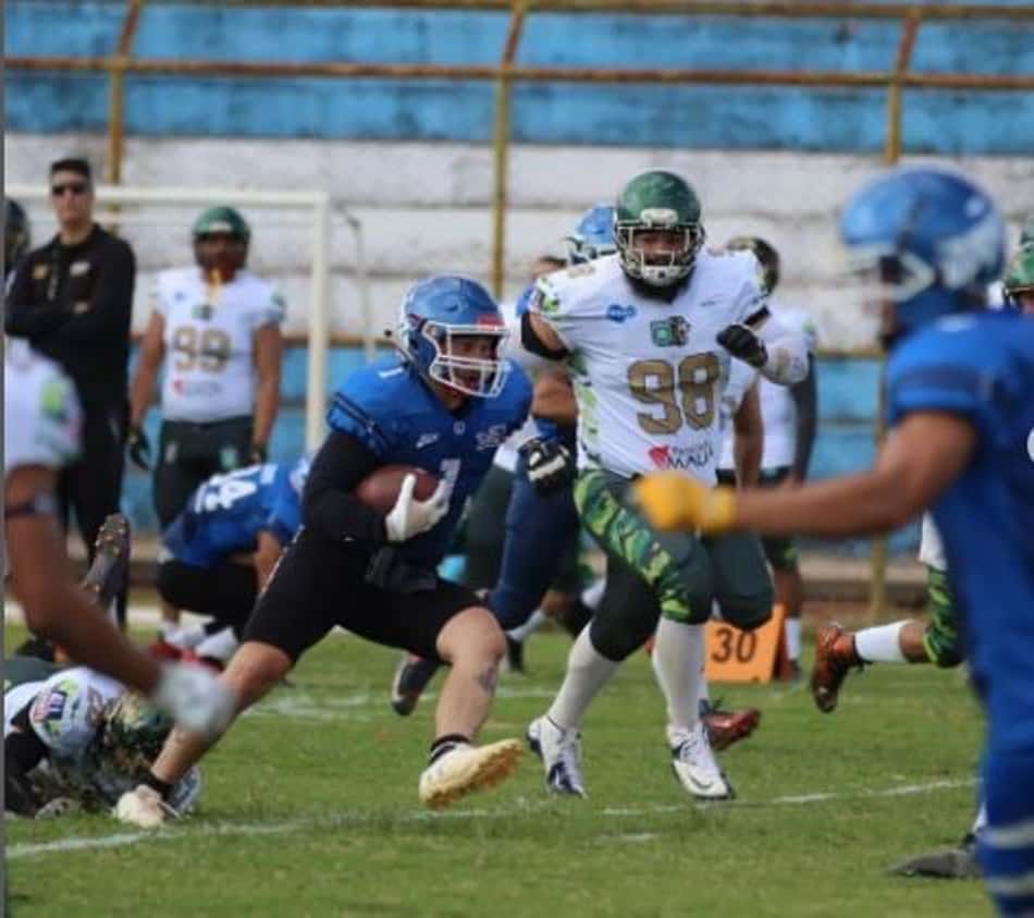 Confira o giro da rodada do futebol americano pelo Brasil no último final de semana