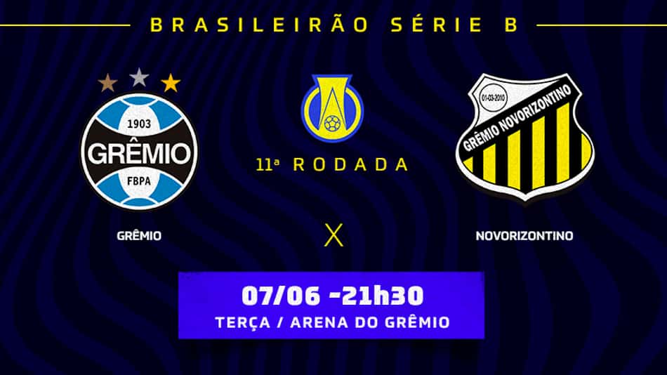 Grêmio x Novorizontino: prováveis times e onde assistir ao duelo da Série B