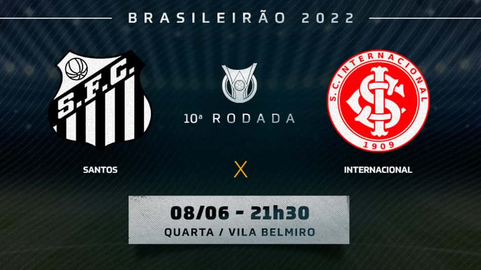 Santos x Internacional: as prováveis escalações, desfalques e onde assistir