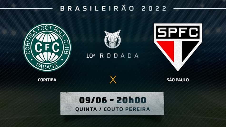 Coritiba x São Paulo: saiba onde assistir ao duelo pelo Brasileirão