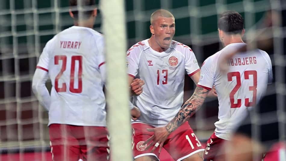 Em jogo movimentado, Dinamarca bate a Áustria na Liga das Nações
