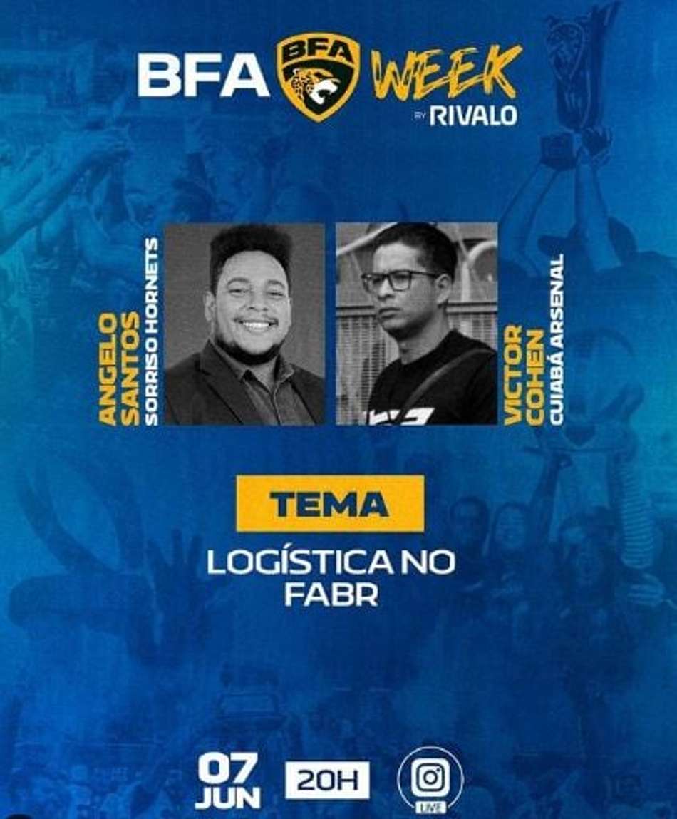 Liga BFA debaterá a importância da Logística no futebol americano no Brasil nesta terça-feira (7/6)