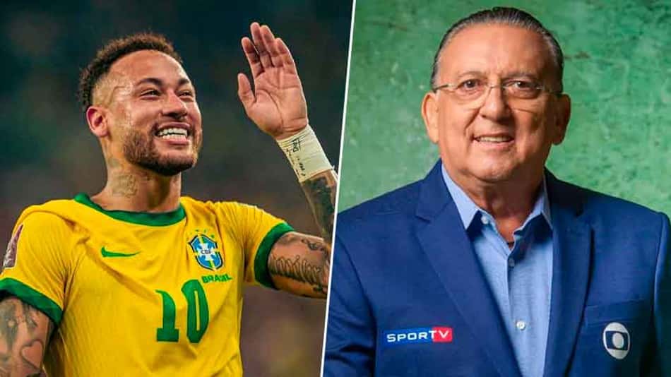 Neymar responde post sobre opiniões de Galvão Bueno contra ele: 'Criticou e se f…'