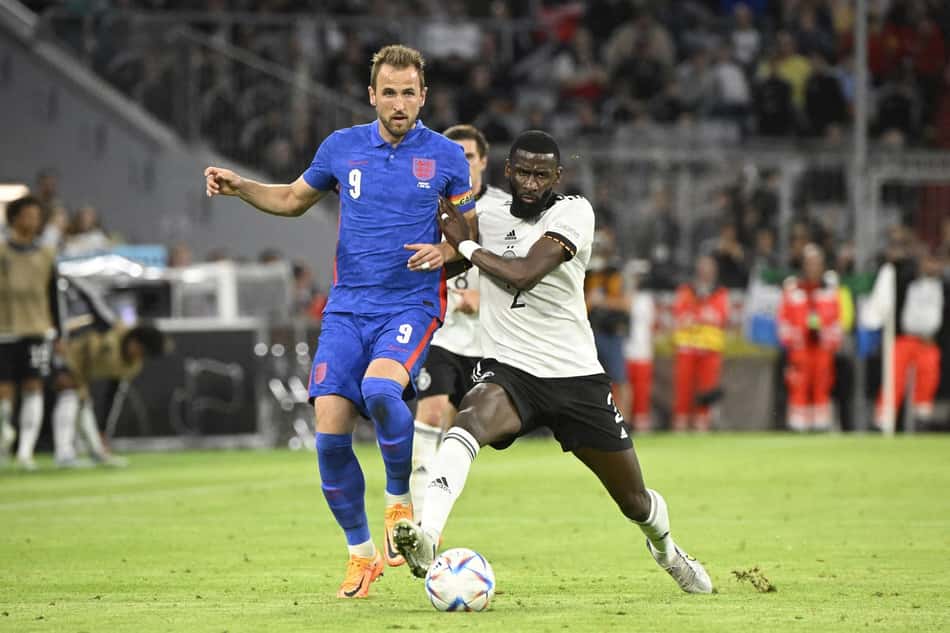 Nations League: Alemanha sai na frente, mas Inglaterra busca empate no fim com gol de Kane