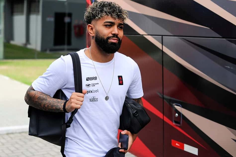 Com trio ofensivo, Flamengo está escalado para enfrentar o Bragantino