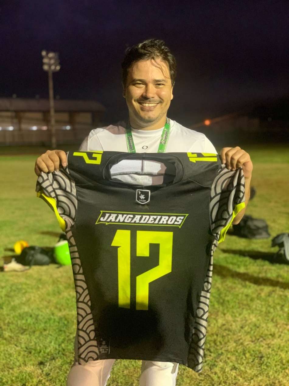 Campeão da Copa Nordeste 2022, Jangadeiros FA contrata quarterback Rodolfo Cezarino