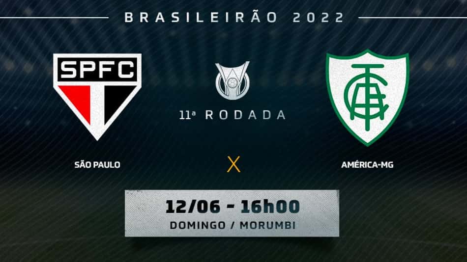 São Paulo x América-MG: prováveis times, desfalques e onde assistir