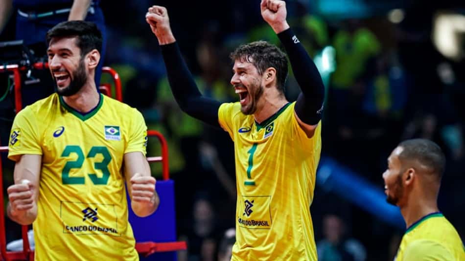 Brasil sofre, mas vence a Eslovênia pela Liga das Nações de vôlei