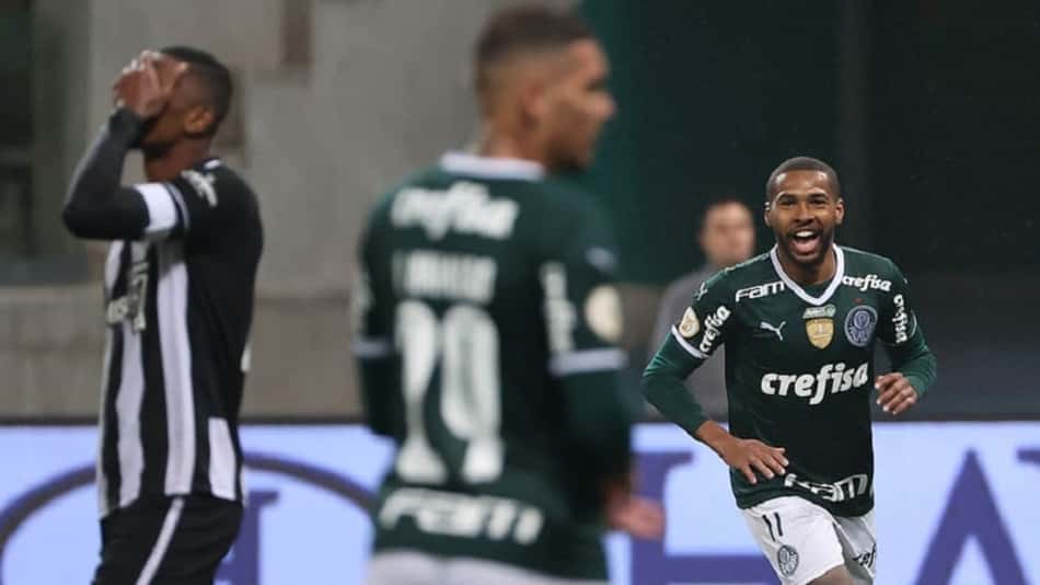 Pintura de Wesley em goleada do Palmeiras ganha destaque na Fifa