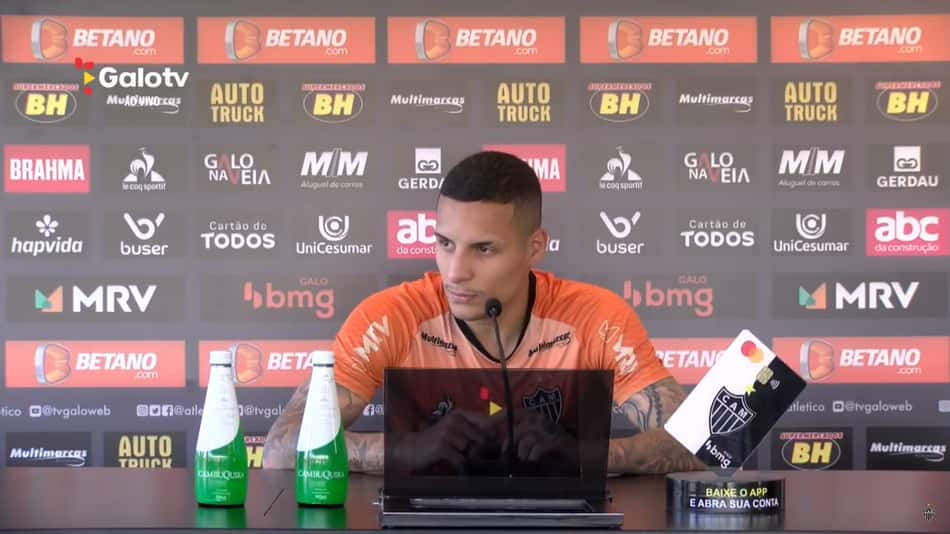 Atlético-MG: Arana exalta importância de jogo contra o Santos: 'temos que voltar a vencer'