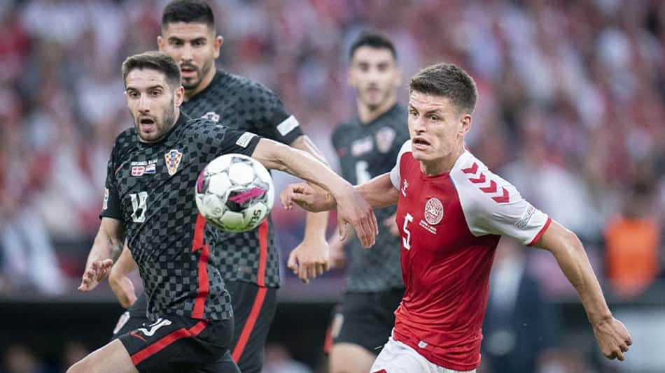 Dinamarca joga melhor, mas perde para a Croácia na Nations League