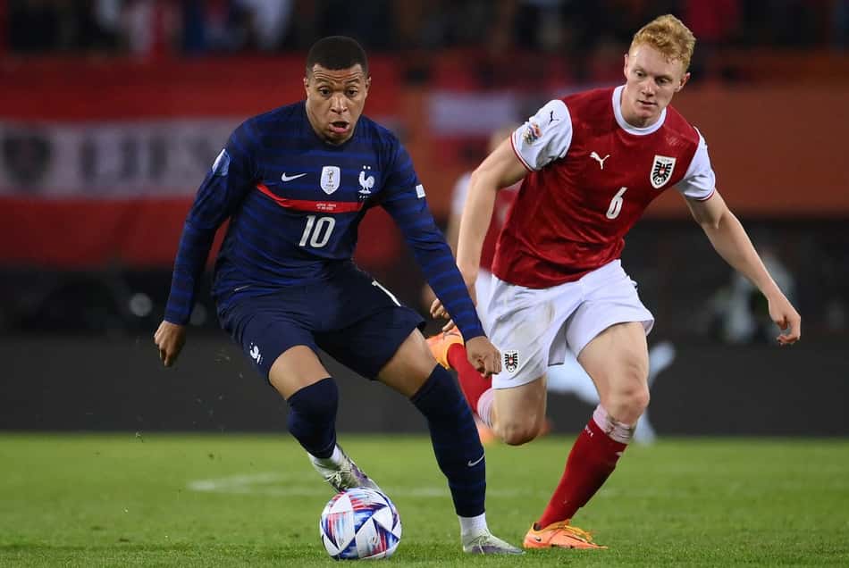 Nations League: Áustria sai na frente, mas França empata com Mbappé e segue sem vencer no torneio