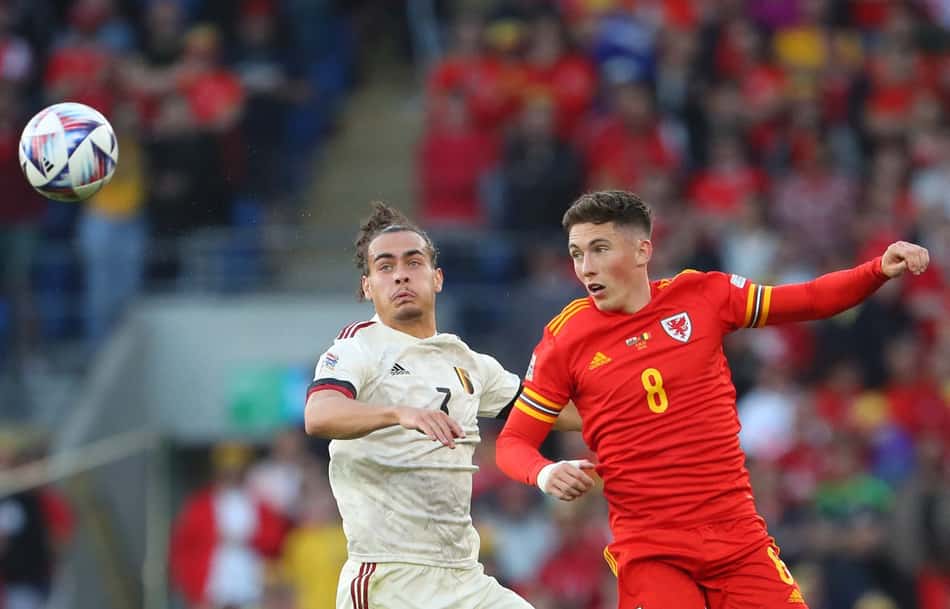 Bélgica sofre gol no fim e empata com o País de Gales na Nations League