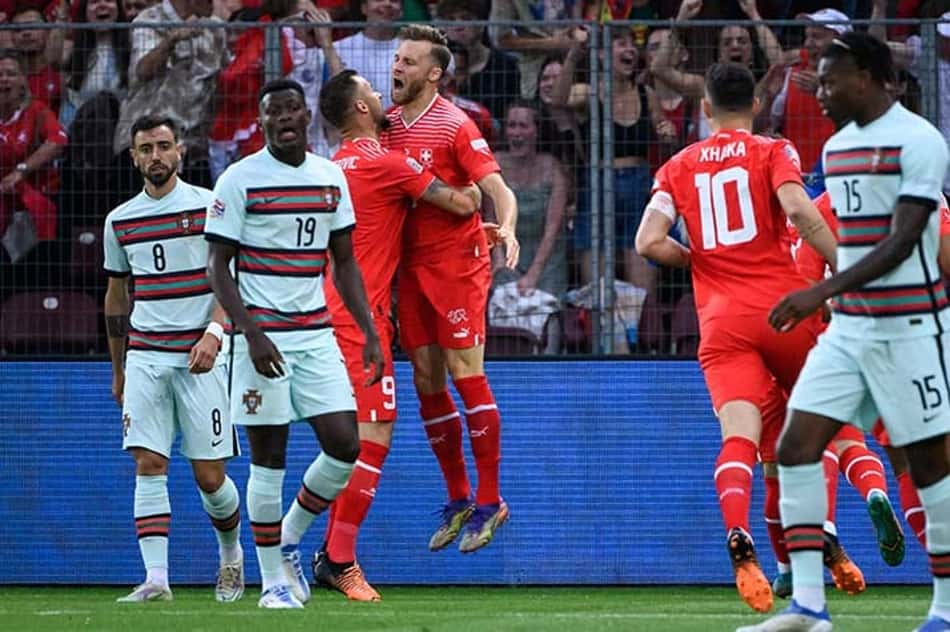 Portugal perde para Suíça e deixa a ponta do Grupo 2 da Nations League