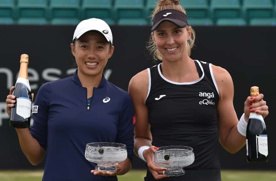 Bia Maia faz dobradinha e é campeã de duplas em Nottingham