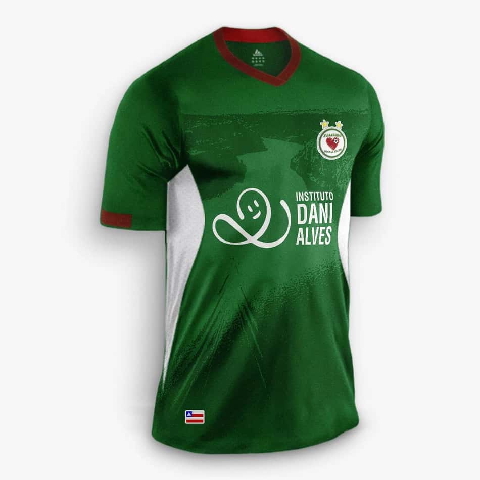 Clube baiano estampará instituto de Daniel Alves em uniforme