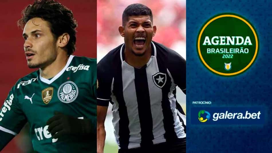 Botafogo x São Paulo, Palmeiras x Atlético-GO… Saiba onde assistir aos jogos de quinta-feira do Brasileirão